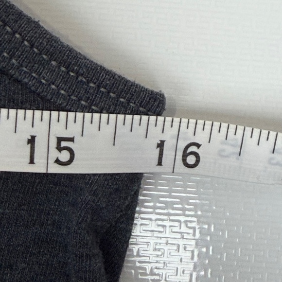 Aviator Nation Charcoal Tank Top with White Bolt, Small - Picture 9 of 10